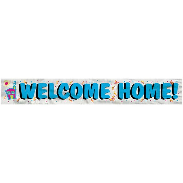 WELCOME BACK FOIL BALLOON DISPLAY WELCOME HOME TABLE CENTREPIECE